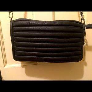 Big Buddha black shoulder purse